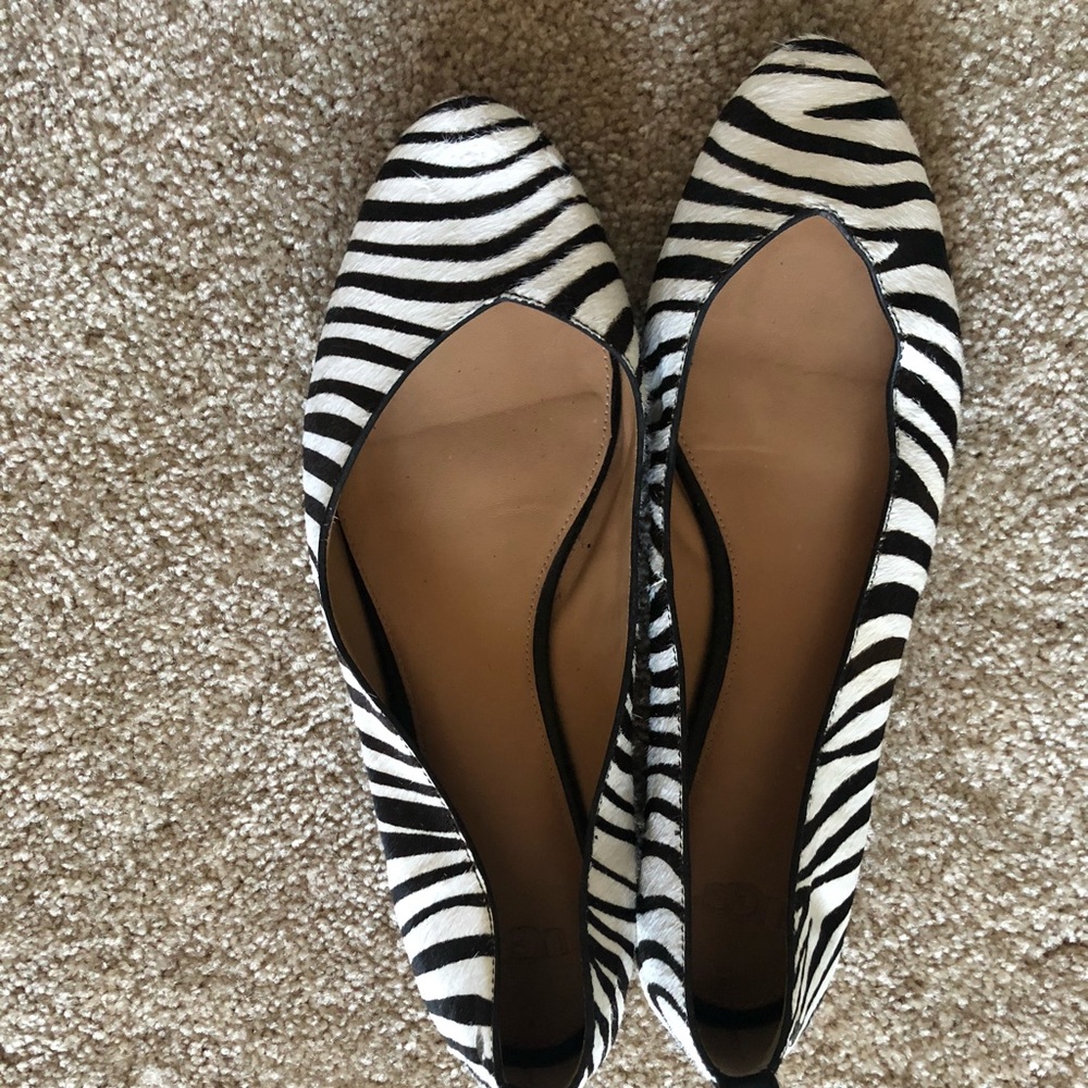 Zebra Print Ugg Flats